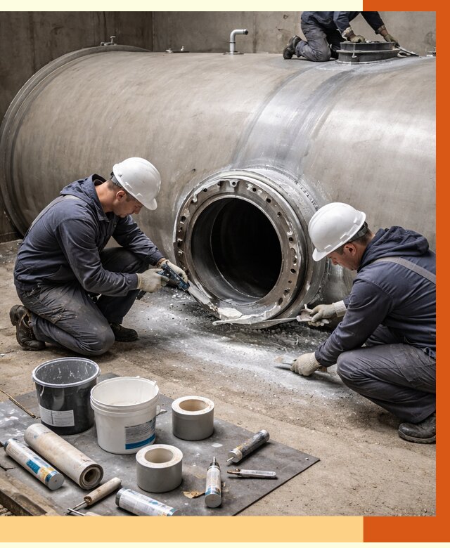 Гидроизоляция резервуара с топливом в Выборге от 76658 руб. под ключ | ТепломастерВбр