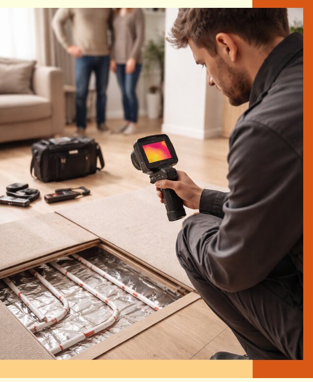 Тепловизионное обследование теплого пола в Выборге от 4599 руб. — ТепломастерВбр
