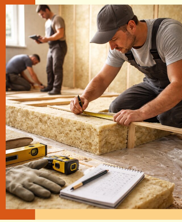 Расчет толщины утеплителя для зданий и помещений в Выборге