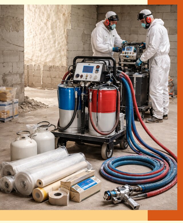 Аренда установки для напыления ППУ в Выборге от 35774 руб. | ТепломастерВбр