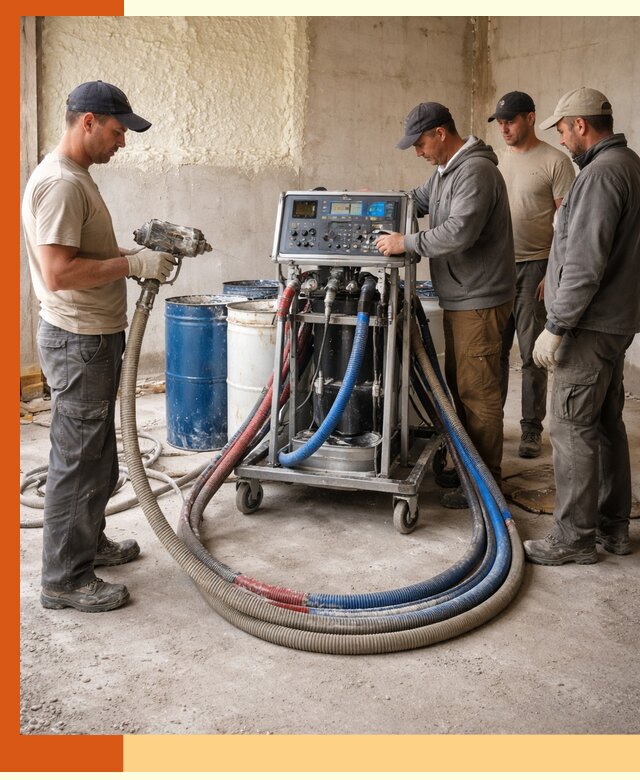 Аренда установки для напыления ППУ в Выборге на выгодных условиях